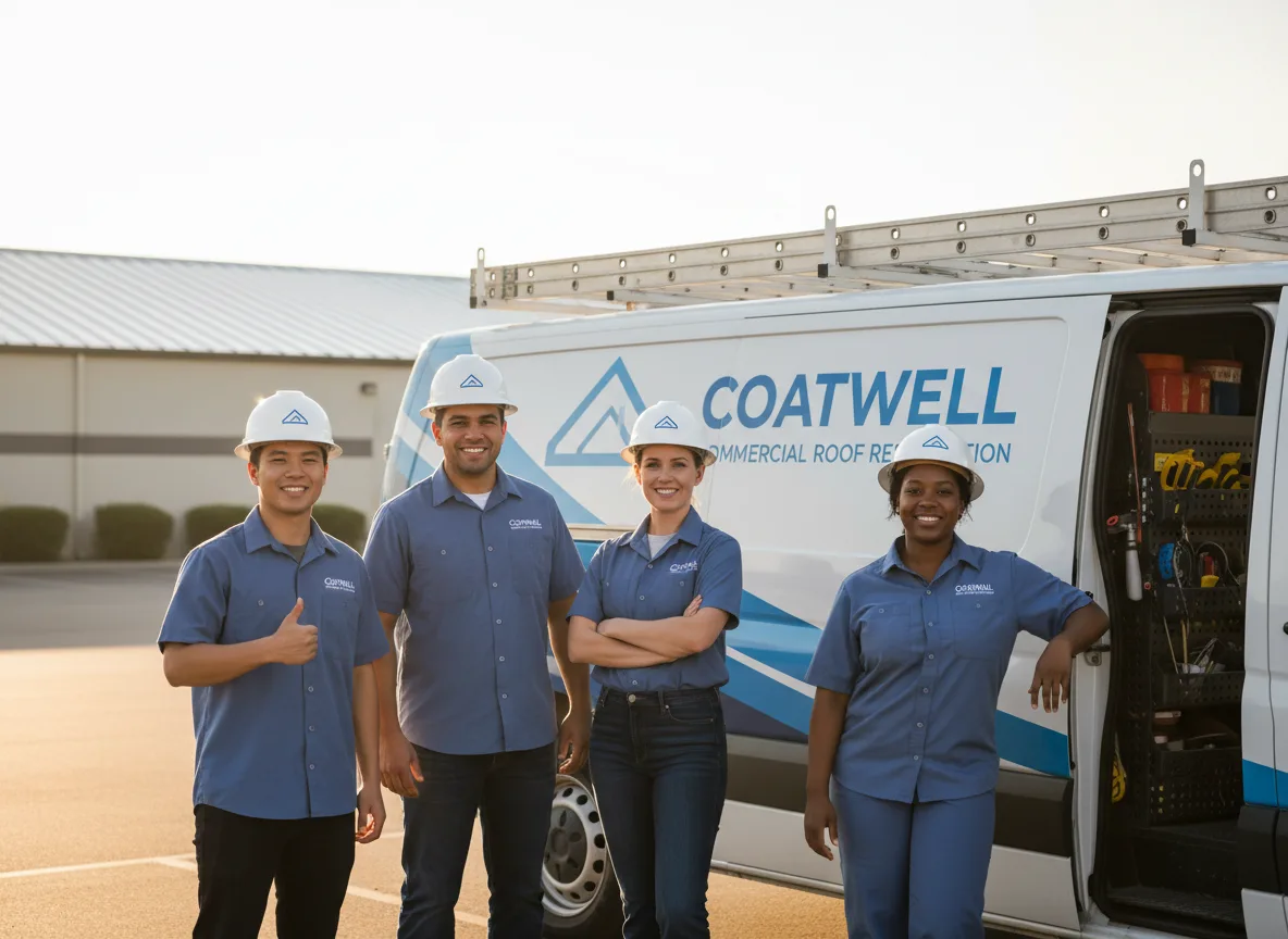 Commercial roof coating company in Vici, OK